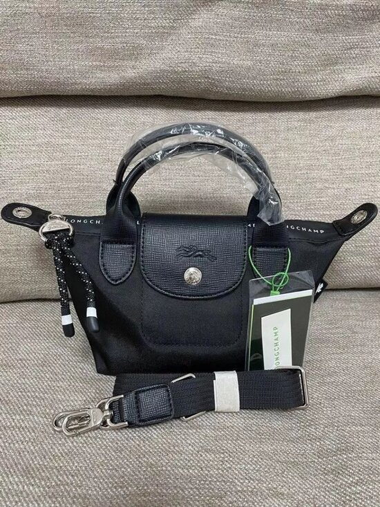 Longchamp Accessories - NWT Longchamp Le Pliage Energy Black Handbag XS Canvas 2Way Crossbody Tote Mini